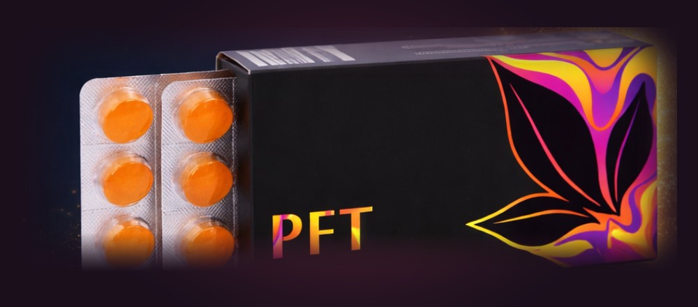 APLGO PFT pack with blister of orange lozenges